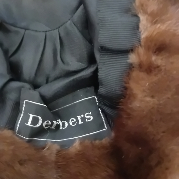 Vintage 1950s-1960s Fur Derby ‎ Bowler Hat Women's Derbers W/ Braided Band - Picture 8 of 9